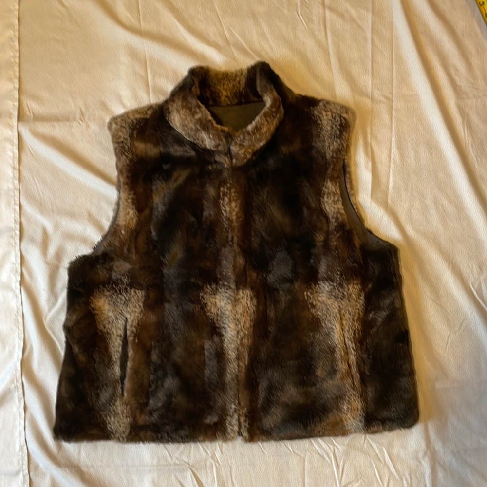 Faux Fur Reversible All Weather Vest